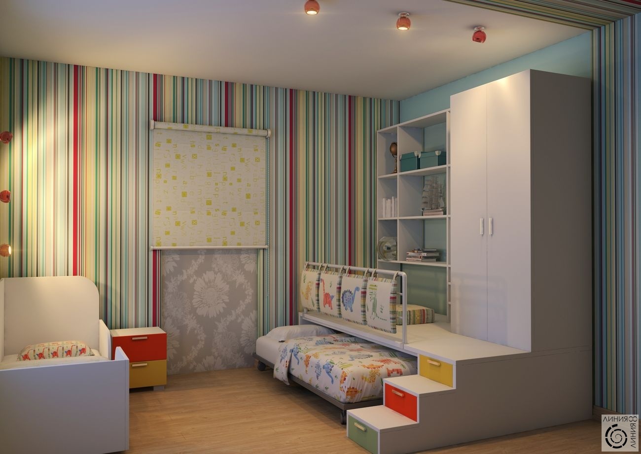 Интерьер детской комнаты для мальчика 12 кв.м: фото, дизайн